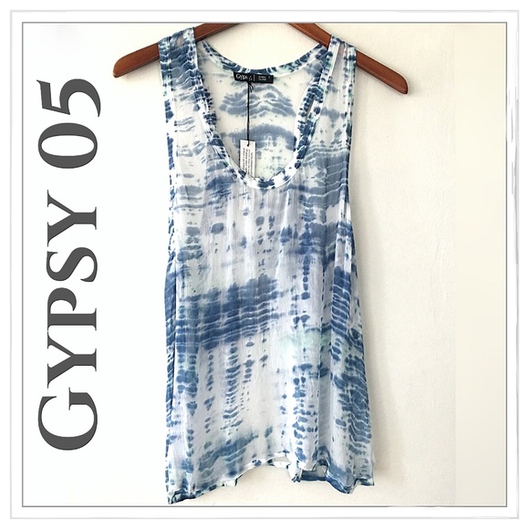 Gypsy 05 Tops - Gypsy05 Beni Sheer Racerback Tank